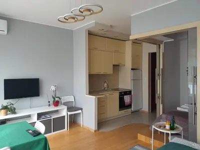 Kuchnia lub aneks kuchenny w obiekcie Studio Głębocka 56