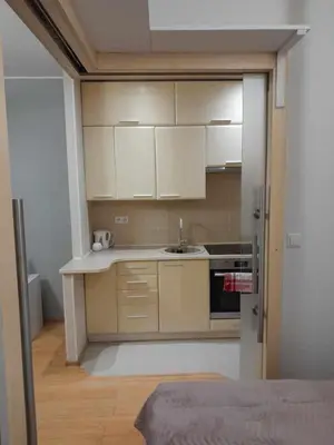 Kuchnia lub aneks kuchenny w obiekcie Studio Głębocka 56