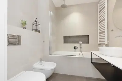 Łazienka w obiekcie Business Apartment Mokotów by Noclegi Renters