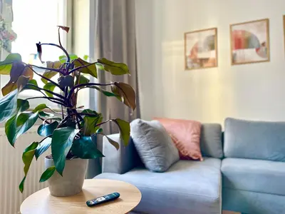 Część wypoczynkowa w obiekcie Baja Apartment Warsaw