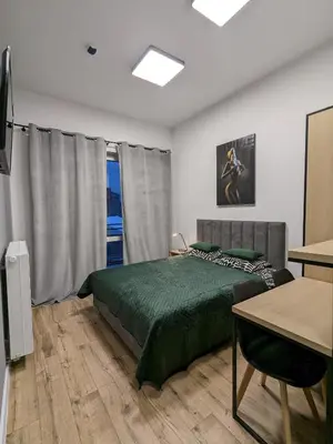 Łóżko lub łóżka w pokoju w obiekcie Sleep & go A13