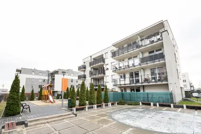 Budynek, w którym mieści się apartament