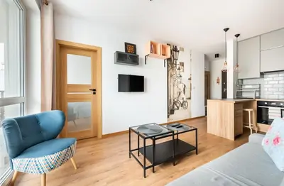 Kuchnia lub aneks kuchenny w obiekcie Daniszewska Cosy Apartment by BookingHost
