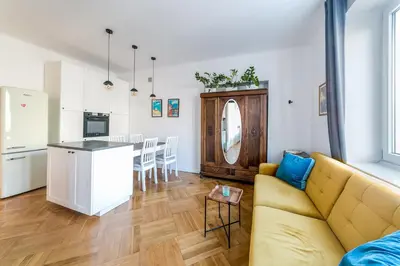 Kuchnia lub aneks kuchenny w obiekcie Warsaw Concierge Dynasy