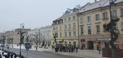 Obiekt Old Town Apartment A zimą