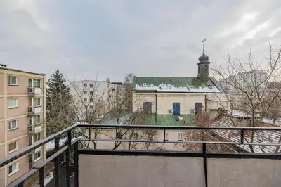 Budynek, w którym mieści się apartament