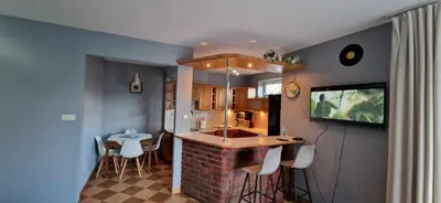 Telewizja i/lub zestaw kina domowego w obiekcie Kasia house