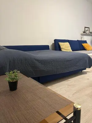 Część wypoczynkowa w obiekcie Apartament Wola City Link 4