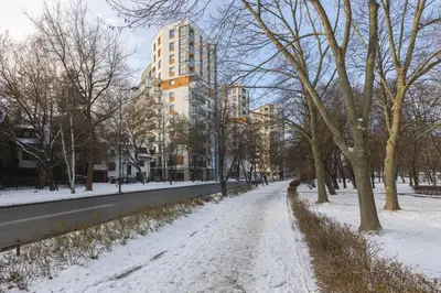 Obiekt Warsaw-Aparts Stegny zimą