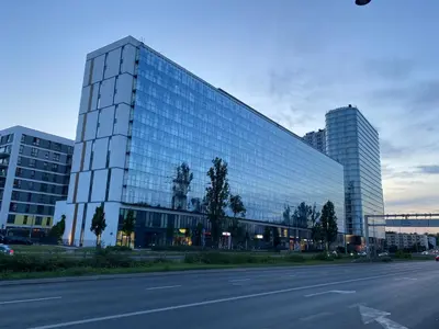 Budynek, w którym mieści się apartament