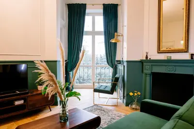Część wypoczynkowa w obiekcie French Touch: romantyczny apartament w kamienicy