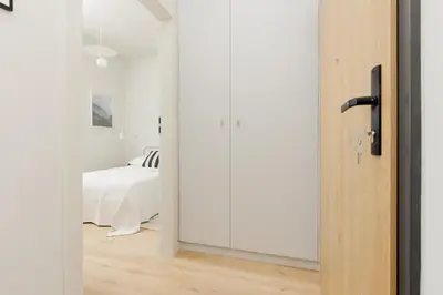 Łóżko lub łóżka w pokoju w obiekcie Warszawa Bright 2-bedroom Apartment by Noclegi Renters