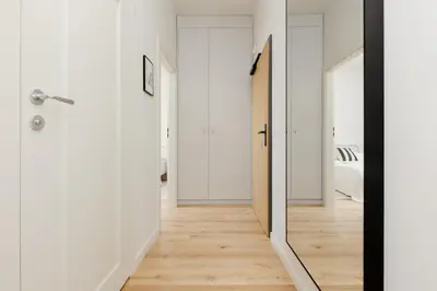 Plan piętra w obiekcie Warszawa Bright 2-bedroom Apartment by Noclegi Renters