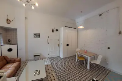 Część wypoczynkowa w obiekcie Pop Apartment Nowogrodzka