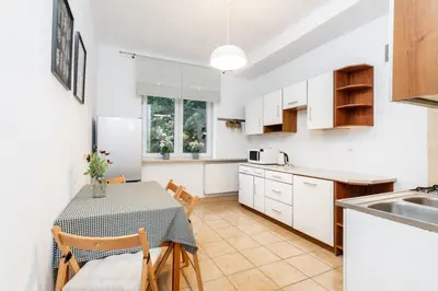 Kuchnia lub aneks kuchenny w obiekcie Coriander Apartment City Center