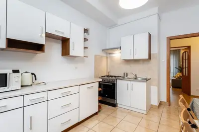 Kuchnia lub aneks kuchenny w obiekcie Coriander Apartment City Center