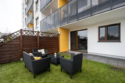 Część wypoczynkowa w obiekcie Gama Home Glebocka 5D, 2-6 Guests