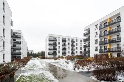 Budynek, w którym mieści się apartament