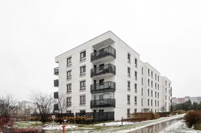 Budynek, w którym mieści się apartament