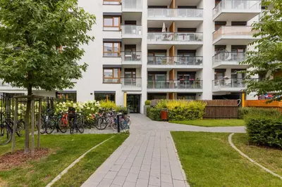 Budynek, w którym mieści się apartament