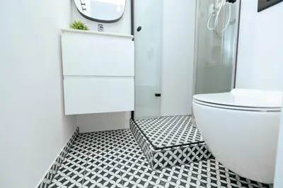 Łazienka w obiekcie Puławska 11 -Prywatny apartament 4 osobowy w centrum Warszawy - Better Rental
