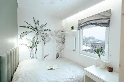 Łóżko lub łóżka w pokoju w obiekcie Puławska 11 -Prywatny apartament 4 osobowy w centrum Warszawy - Better Rental