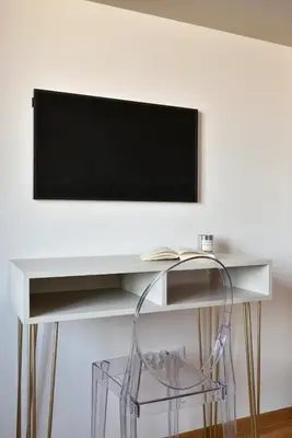 Telewizja i/lub zestaw kina domowego w obiekcie Warszawianka Studio