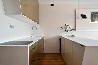 Kuchnia lub aneks kuchenny w obiekcie Warszawianka Studio