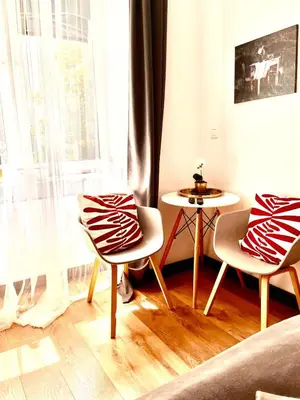 Część wypoczynkowa w obiekcie Amazing 1 room Condo Warszawa Center, Sauna (OS)