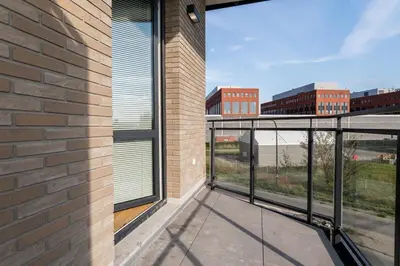 Balkon lub taras w obiekcie Wiktoryn 18 Citysphere Premium Suite 1