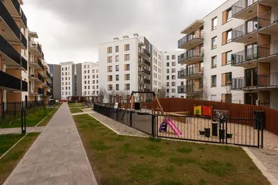 Budynek, w którym mieści się apartament