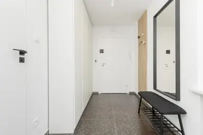 Plan piętra w obiekcie Aleja Solidarności Modern & Cozy Apartment Downtown Warsaw by Noclegi Renters