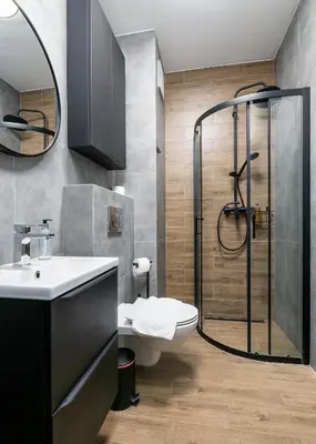 Łazienka w obiekcie RentPlanet - Apartamenty Wiktoryn