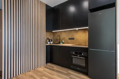 Kuchnia lub aneks kuchenny w obiekcie RentPlanet - Apartamenty Wiktoryn