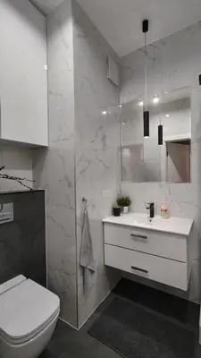 Łazienka w obiekcie ApartamentySnu, Wola Premium IV z parkingiem