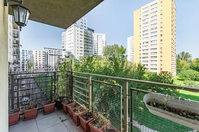 Balkon lub taras w obiekcie Pejzażowa 2 by Homeprime