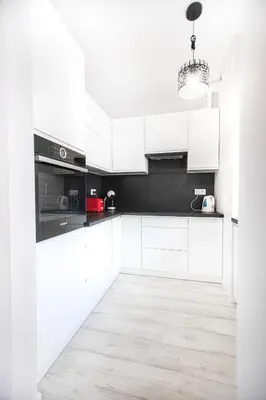 Kuchnia lub aneks kuchenny w obiekcie Lovely studio close to the Center. Free Parking