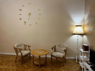 Część wypoczynkowa w obiekcie Cozy apartment in the centre of Warsaw