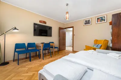 Telewizja i/lub zestaw kina domowego w obiekcie Apartament Topiel by Your Freedom