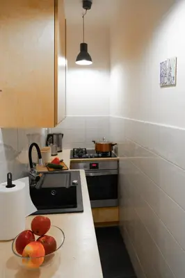 Kuchnia lub aneks kuchenny w obiekcie Apartament Saska 54