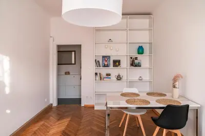 Kuchnia lub aneks kuchenny w obiekcie Apartament Saska 54