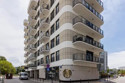 Budynek, w którym mieści się apartament
