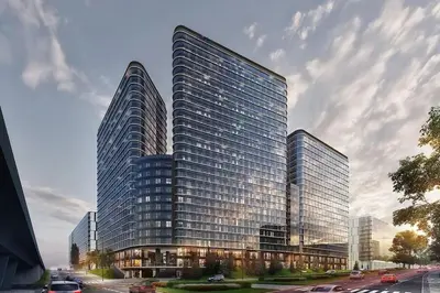 Budynek, w którym mieści się apartament