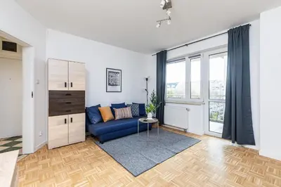 Część wypoczynkowa w obiekcie SuperApart ul Powstańców Śląskich 108c - Studio z wanną