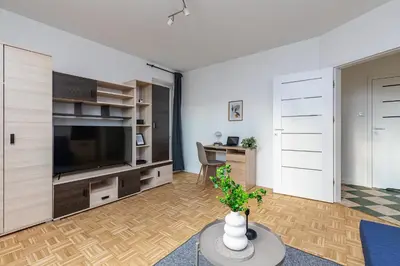 Kuchnia lub aneks kuchenny w obiekcie SuperApart ul Powstańców Śląskich 108c - Studio z wanną