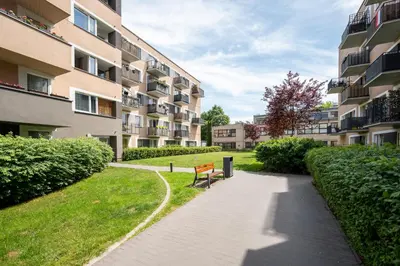 Budynek, w którym mieści się apartament