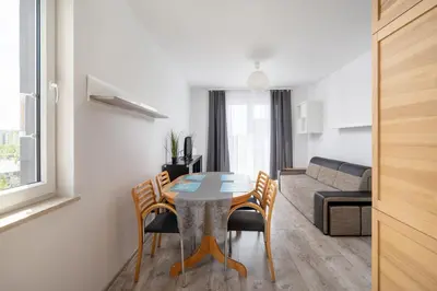 Część wypoczynkowa w obiekcie Krzyżówki Comfort Apartment by BookingHost