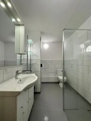 Łazienka w obiekcie Apartament Stadion naprzeciwko Stadionu Narodowego w Warszawie
