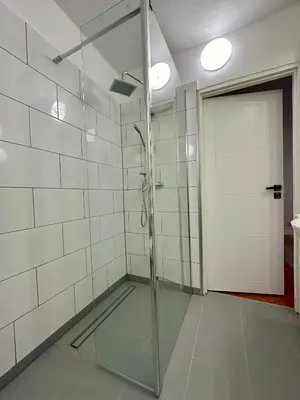 Łazienka w obiekcie Apartament Stadion naprzeciwko Stadionu Narodowego w Warszawie
