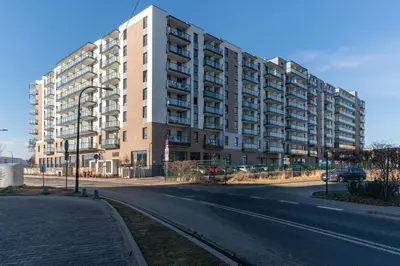 Budynek, w którym mieści się apartament